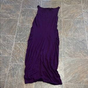 Elegant Purple Sleeveless Dress